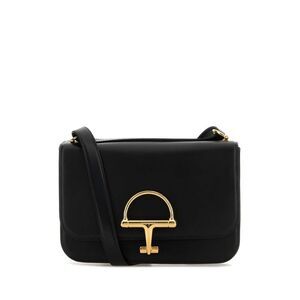 Gucci Women Black Leather Small Gucci Siena Shoulder Bag